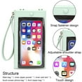 thumbnail image 3 of Phone Purse Touch Screen Shoulder Pouch Wallet Bag-Fruit green, 3 of 5