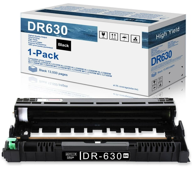 DR630 Drum Unit Replacement for Brother DR 630 Compatible with DCP
