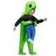 thumbnail image 3 of Halloween divertido rendimiento Prop Alien ropa inflable muñecas de dibujos animados niños adultos fiesta Festival escenario muñeca de dibujos animados decoración del hogar, 3 of 5