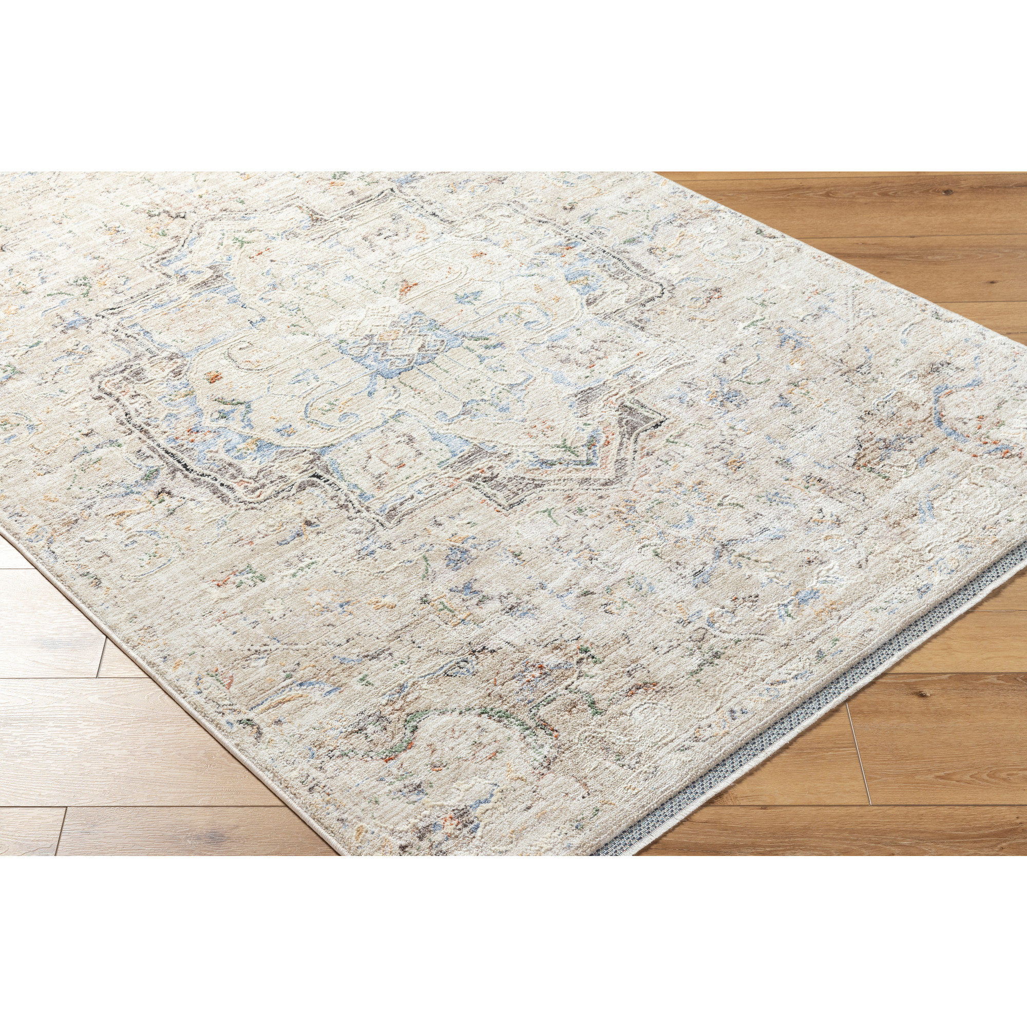 Artistic Wavers Rivaldo Area Rug, 9'4" x 13'1", Cream Blue