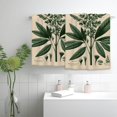 thumbnail image 2 of Nawy Tropical Palm Tree Vintage Green Leaf Towel Set - 2 Pack 27.5*16in, 2 of 6