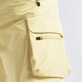 thumbnail image 5 of Virmaxy Men's Athletic Gym Shorts with Pockets Solid Quick Dry Activewear Workout Running Shorts for Outdoor Gym Weekend Adventures Yellow-1 XL, 5 of 5