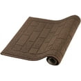 thumbnail image 4 of Front Door Mat Non-Slip Doormat Low Profile Entrance Mats Absorbent Floor Mat Mud Dirt Trapper Indoor Outdoor Welcome Rug for Patio Entry Entryway House (Brown), 4 of 5