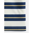 thumbnail image 3 of Wonder Nation Boys' Stripe Pique Knit Polo Shirt with Short Sleeves, Sizes 4-18 & Husky, 3 of 4