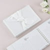 White Beverly Clark Tie the Knot Collection Wedding Guest Book