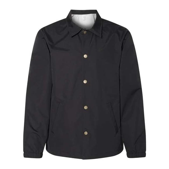 Chaqueta de entrenador cortavientos resistente al agua de Independent Trading Co., XL, negra Compañía de Comercio Independiente EXP99CNB