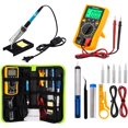thumbnail image 1 of Kit de Soudage DIY avec Multimètre, Outil de Soudage à Température Réglable 60 W avec Interrupteur Marche/arrêt, 1 of 5