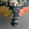 thumbnail image 5 of Pioneer Flower Floral Print Pattern Rectangle Tablecloth 60"x120",Waterproof Polyester Rectangle Table Cloth, Wipeable Spillproof Polyester Tablecloth for Dining, Camping, Indoor and Outdoor, 5 of 6