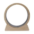 thumbnail image 3 of Cat Wheel Exerciser, Wood Cat Treadmill 38" H Cat Running Wheel for Large Cats Running Spinning and Scratching Beige, 3 of 8