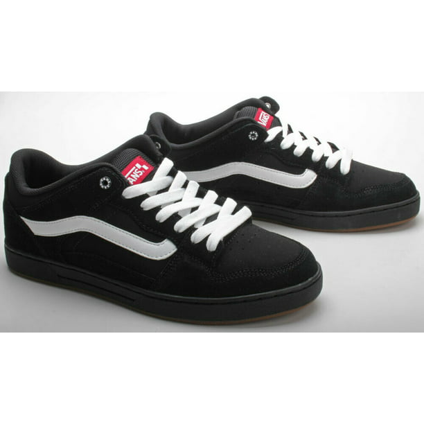 Vans Baxter Black/White/Gum Men's Classic Skate Shoes Size 10.5