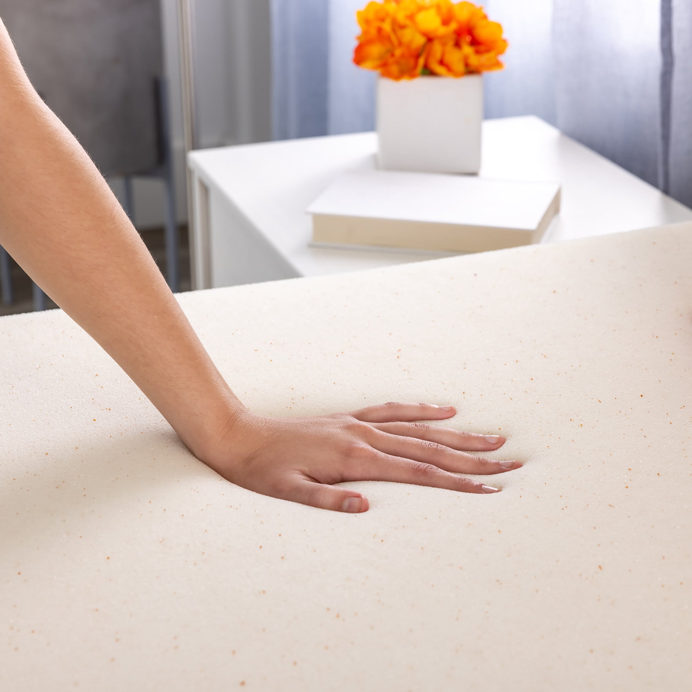 Craft & Trade 2" Cooling Memory Foam Mattress Topper with Copper Gel, Twin