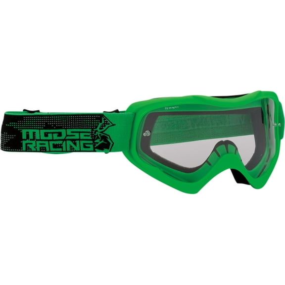 Moose Racing Qualifier Agroid Youth MX Offroad Goggles Green
