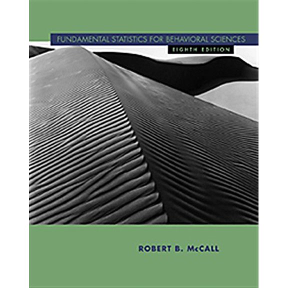 Pre-Owned Fundamental Statistics for Behavioral Sciences (Hardcover) 0534577806 9780534577803