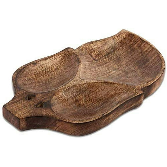 Gorgeous Birthday Housewarming Gift Ideas Handmade Decorative Designer Mango Wood Serving Tray Platter For Fruit Snacks Cheese Food Tray Dining Kitchen Accessories Tableware Serveware 10 x 6 Inches
