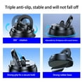 thumbnail image 4 of 360 Degree Rotation Dashboard Phone Holder for Car, Anti-Slip Grips and One-Hand Operation Car Cell Phone Mount with Adjustable Spring Clip, Compatible with iPhone All Smartphones, 4 of 7