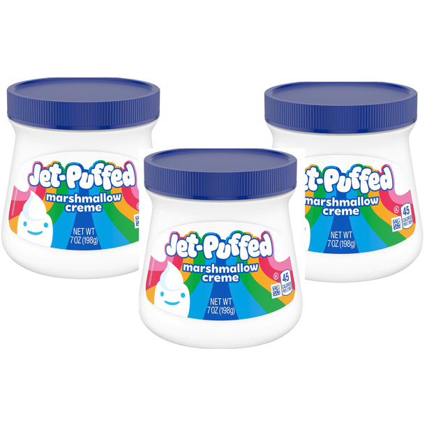 JetPuffed Marshmallow Creme, 7 oz, 3 Pack