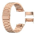 thumbnail image 4 of Adaptadores de correa de reloj para Fitbit Charge 5 Conectores de banda Oro rosa Oro 2 piezas, 4 of 6
