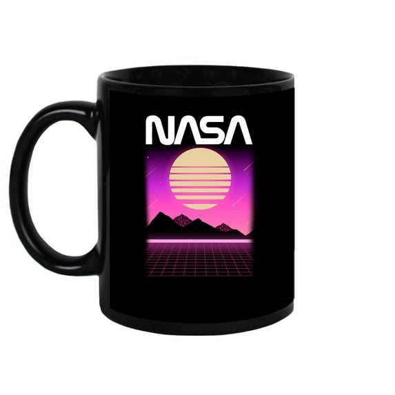NASA Neon Landscape Nasa Mug Unisex's -NASA Designs