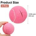 thumbnail image 2 of Uxcell 2 Pcs Pelotas de Tenis Precutadas para Andadores, Accesorios Universales de Pelotas Deslizantes Precutadas para Protección de Patas de Muebles y Pisos, Rosa Oscuro, 2 of 6