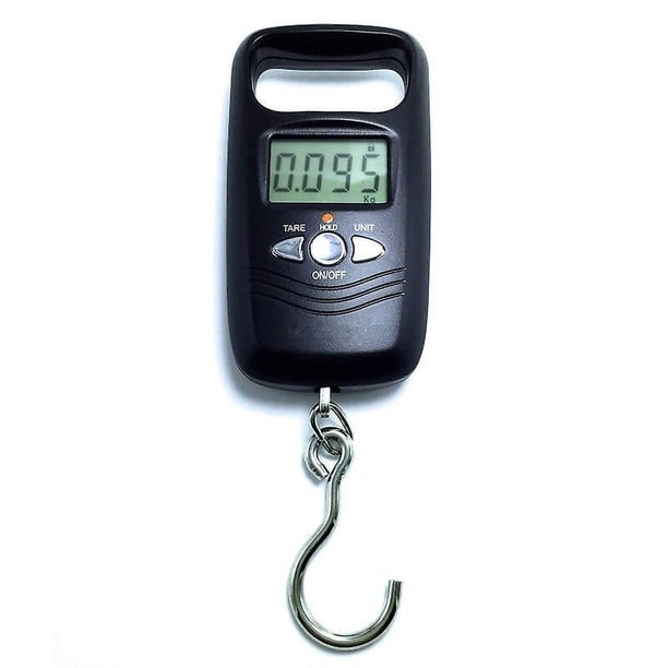 Báscula Digital de bolsillo para equipaje de 50kg, peso del gancho, Mini báscula colgante Lcd portátil, balanza para gancho de pesca