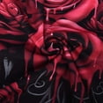 thumbnail image 5 of Womens Tops Clairance Moins de 10 $ Tendances Femmes Été Col Rond Manches Courtes Impression Blouses Lâches Tops Rouge XXXL, 5 of 5
