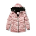 thumbnail image 4 of Justice Girls Faux Fur Water resistant Hooded, Outerwear Jackets (Girl's), Sizes 5-18, 4 of 7