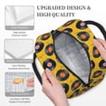 thumbnail image 3 of Yiaed Retro Vinyl Records Print Lunch Bag Adult Insulated Lunch Box, Leakproof Cooler Food Lunch Containers Reusable High Capacity Lunch Tote Bags-One Size, 3 of 6