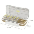 thumbnail image 4 of Pastillero Homerr, práctico contenedor para dos pastillas diarias, con 14 compartimentos, organizador semanal para viajes en casa., 4 of 7
