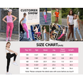 thumbnail image 5 of Oudiya Girls Athletic Leggings with Pockets High Waisted Crossover Yoga Pants Dance Workout Running Bottoms for Kids 5-14Y, 5 of 7