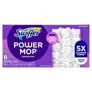 Swiffer PowerMop Multi-Surface Mopping Pad Refills, 8 Count