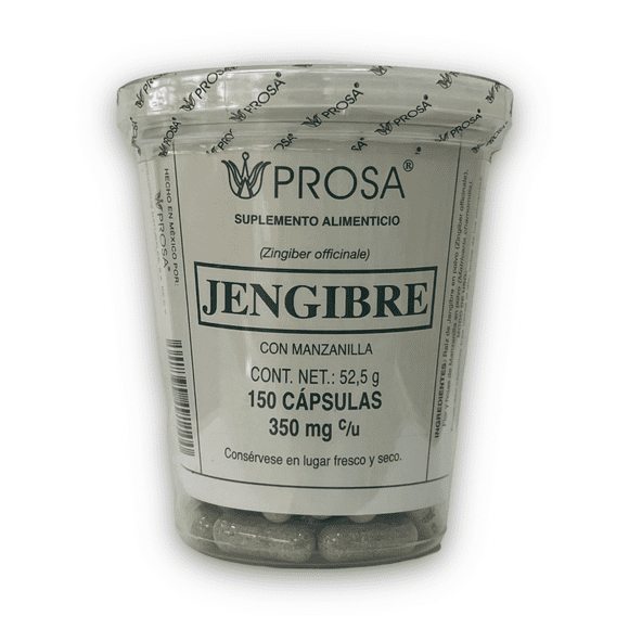 Jengibre con Manzanilla 150 cápsulas Prosa
