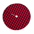 thumbnail image 1 of Bachelorette Party Decorations Party Decorations,Buffalo Plaid Christmas Tree Skirt 36 In.Red Black Buffalo Check Christmas Tree Skirt For Holiday Christmas Decorations,Red, 1 of 2