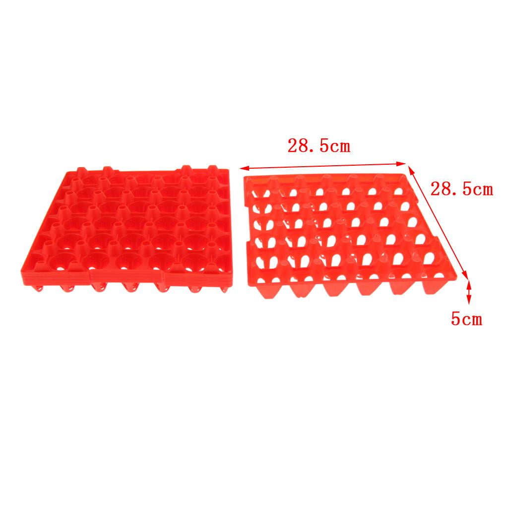 Bvdfgk 5Pcs Farm & Ranch Plastic Egg Trays for 30 Pieces Chicken Eggs Egg Storage Trays