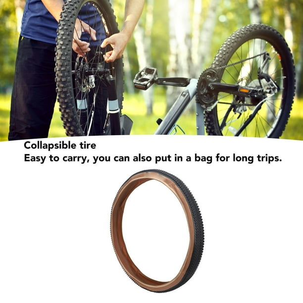 Neumático de bicicleta ANGGREK Liso Plegable 26 x 1,95 pulgadas