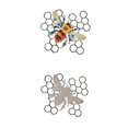 thumbnail image 1 of LOVIVER 2x Bee Garden Decor Iron Silhouettes Tree Plug-in Ornament Art, 1 of 3