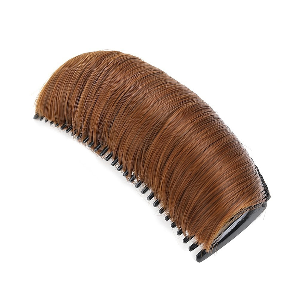 Synthetic Comb Clip Hair Bun Invisible Fluffy Hair Pad, Bump Up Styling Insert Tool