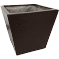 thumbnail image 1 of Maceta de Fibra de Vidrio FibraFormas Mod. Trapecio Español 40 Chocolate, 1 of 5