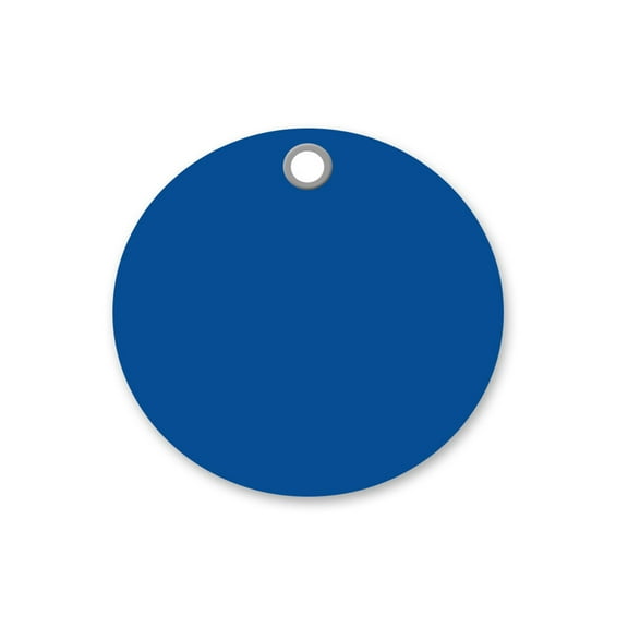 3 inch Circle Vinyl Plastic Tags