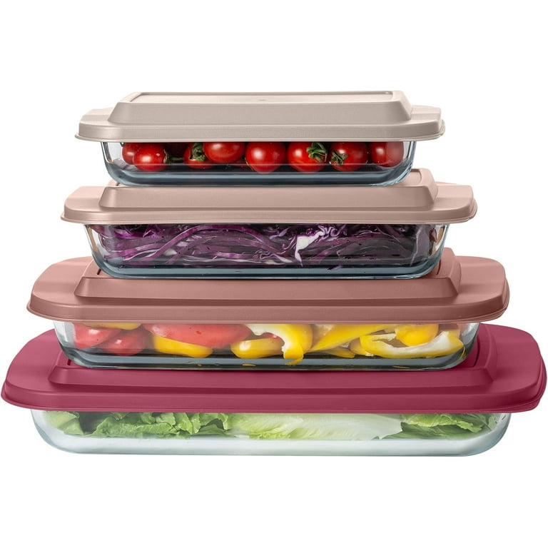 Cook With Color Glass Baking Dish Set with Lids, 4-Pack photo 5