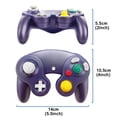 thumbnail image 3 of Manette de Remplacement pour Manette Gamecube, Manette Filaire Classique Compatible avec Console Gamecube pour Wii Nintendo Gamecube (Rouge Transparent), 3 of 8