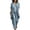Blue, variant on 3 Piece Sets for Women Lightweight Lounge Sets Comfy Travel Outfit Linen Women Clothing Fall Fashion 2026