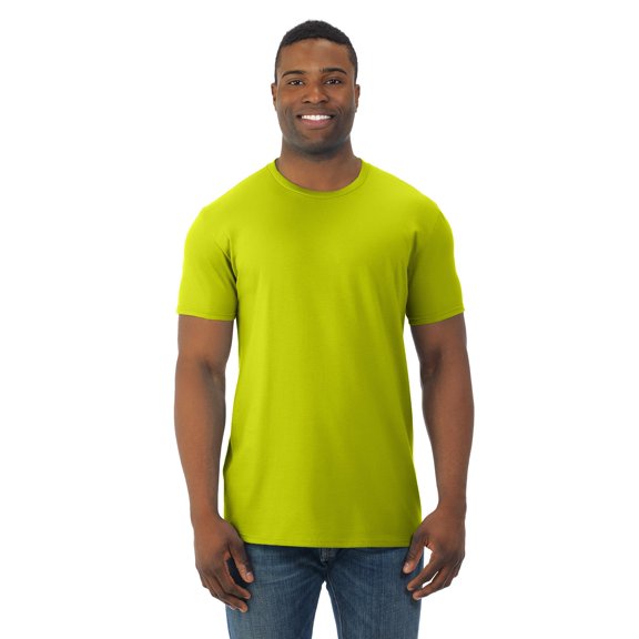 Fruit of the Loom Mens Sofspun Crewneck T-Shirt SF45R (Pack of 4) 4 3XL