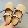 thumbnail image 5 of Otqutp Wedding Flower Girls Dance Shoes Fashion Spring Summer Children Casual Shoes Girl Dress Shoes Flat Sole Light and Comfortable Solid Color Flower Hook Loop, 5 of 5