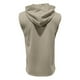 thumbnail image 4 of Blusa con Capucha para Hombres, Moda de Verano Delgada Casual de Color Sólido sin Mangas para Negocios Y Uso Diario, Camiseta Ligera Atlética, 4 of 5