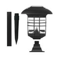 thumbnail image 1 of Poste Solar para valla, luz Solar, iluminación LED decorativa, accesorio de iluminación Exterior resistente al agua para decoración de caminos y Cola Luz de poste, 1 of 8