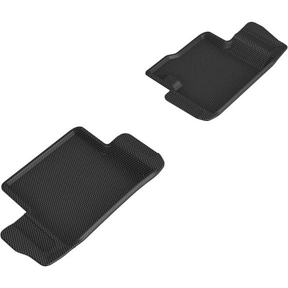 3D MAXpider Custom Fit Kagu Floor Mat (Black) Compatible for Ferrari Portofino M 2021-2023-Second Row