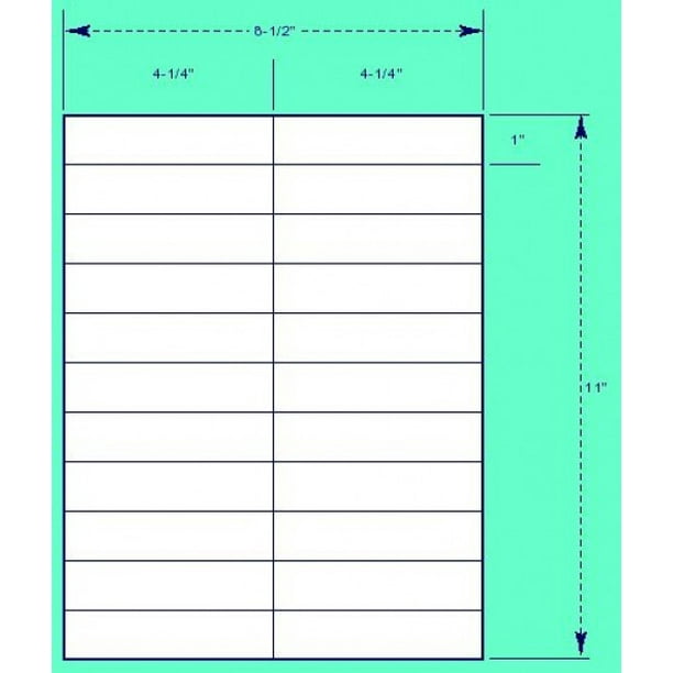 White Mailing/Shipping/Address Labels for Laser/Inkjet printers 4 1/4