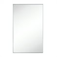 thumbnail image 4 of TEHOME Silver Medicine Cabinet, 16x26 inches, Recessed Mount, 2 Adjustable Shelves, 4 of 8