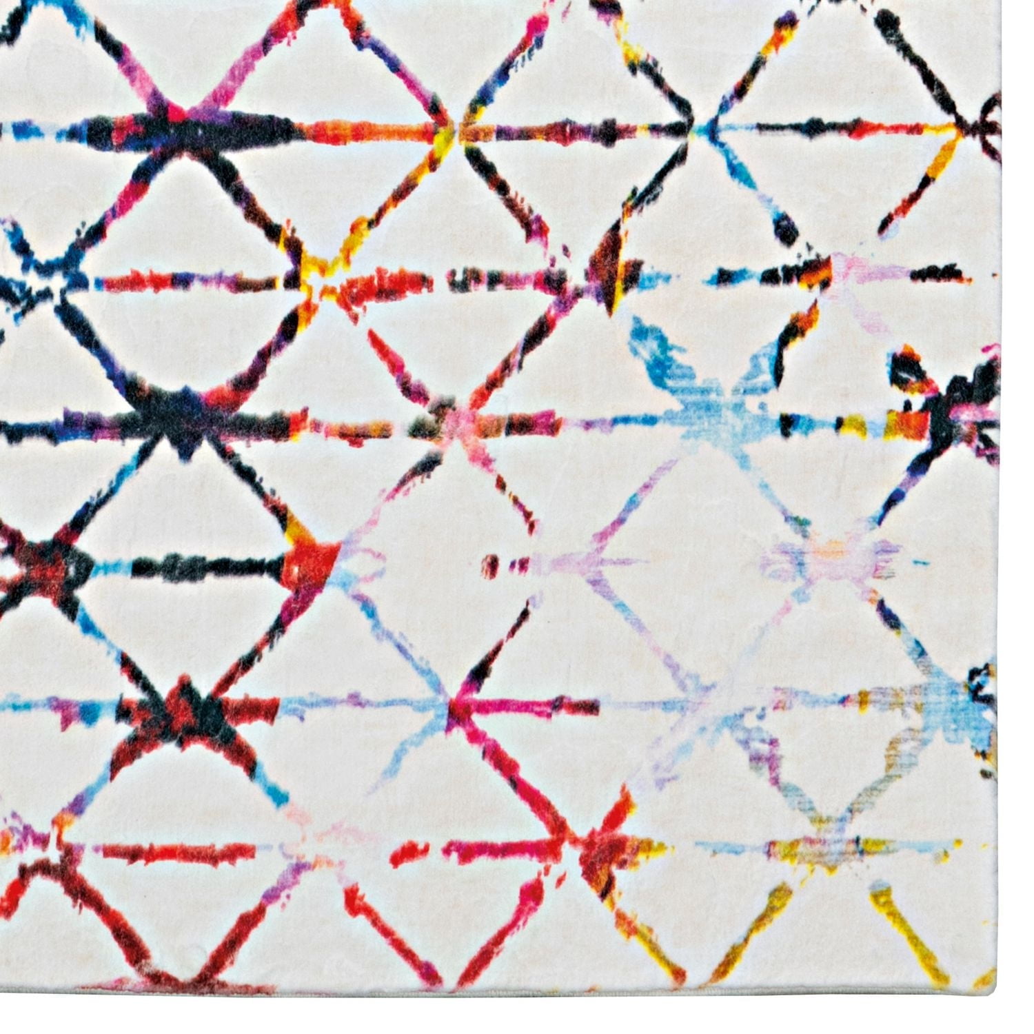 Motif Printed Faux Rabbit Felix Ivory & Multi 5 ft. x 7 ft. Area Rug