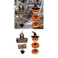 thumbnail image 2 of Letrero colgante de Madera YONGSHENG con calabaza bruja para Halloween, 2 of 5